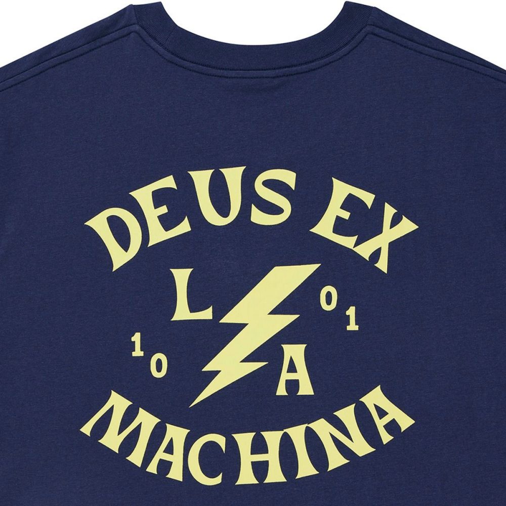 Deus Ex Machina Chinook Tee - Mechanic Blue Deus Ex Machina Chinook Tee - Mechanic Blue