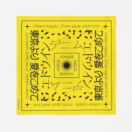 Edwin Bandana - Yellow/Black Edwin Bandana - Yellow/Black