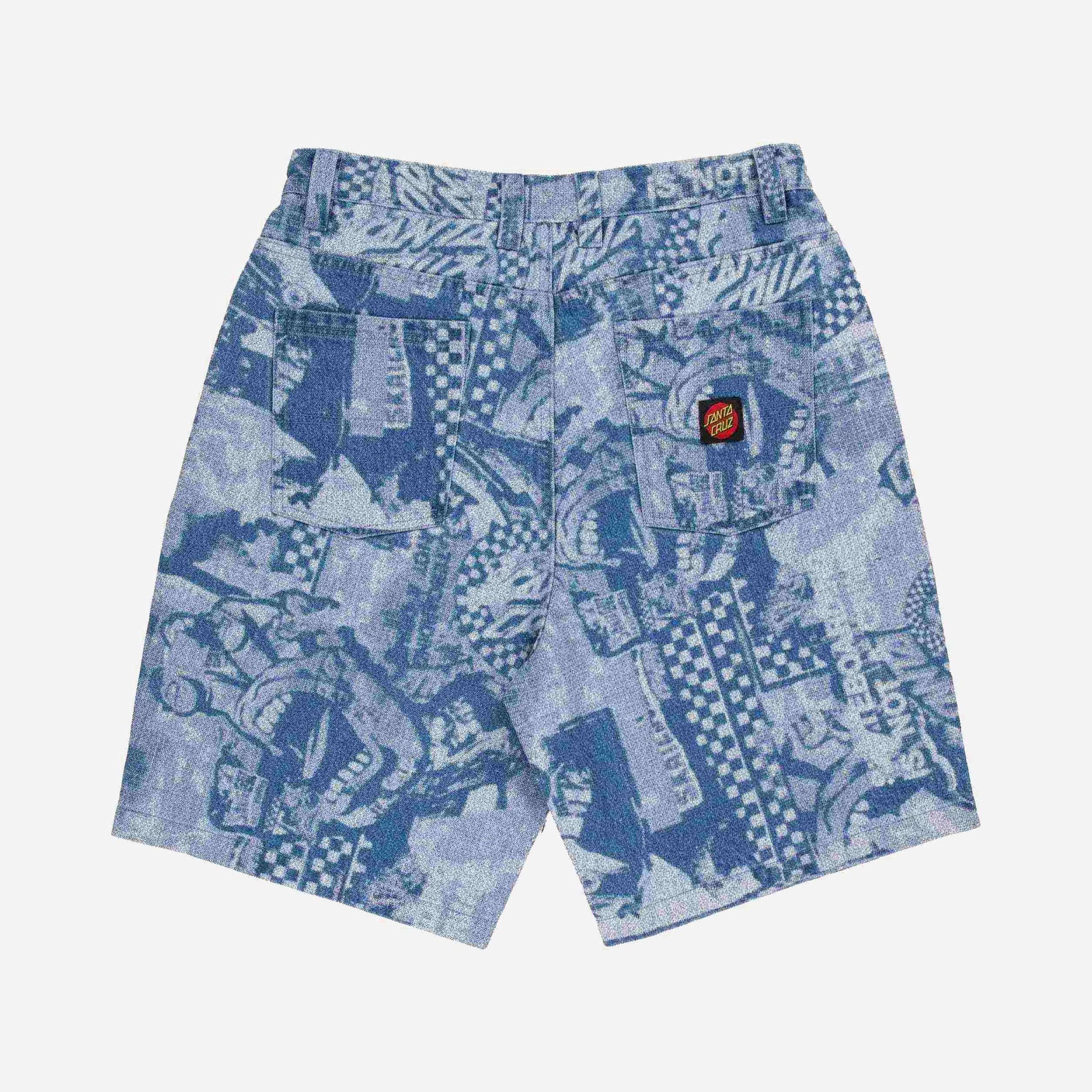 Santa Cruz Big Short - Stonewash Collage