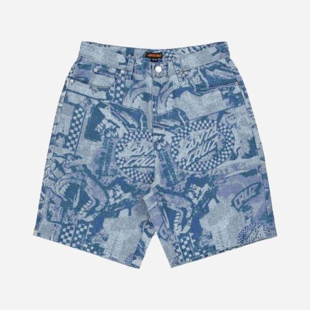 Santa Cruz Big Short - Stonewash Collage Santa Cruz Big Short - Stonewash Collage