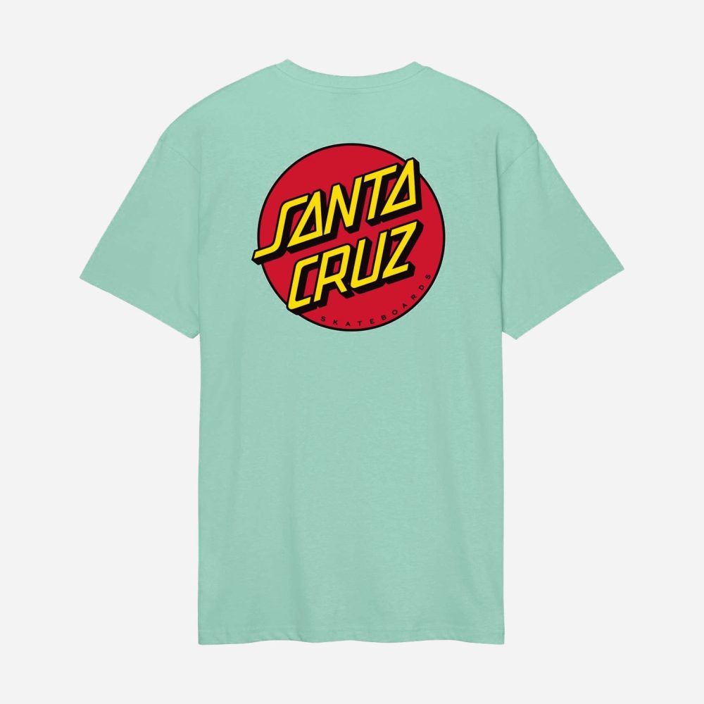 Santa Cruz Classic Dot Chest Tee - Mint