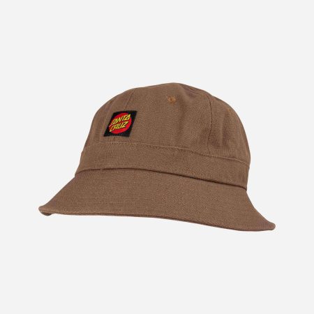 Santa Cruz Classic Label Bell Hat - Taupe