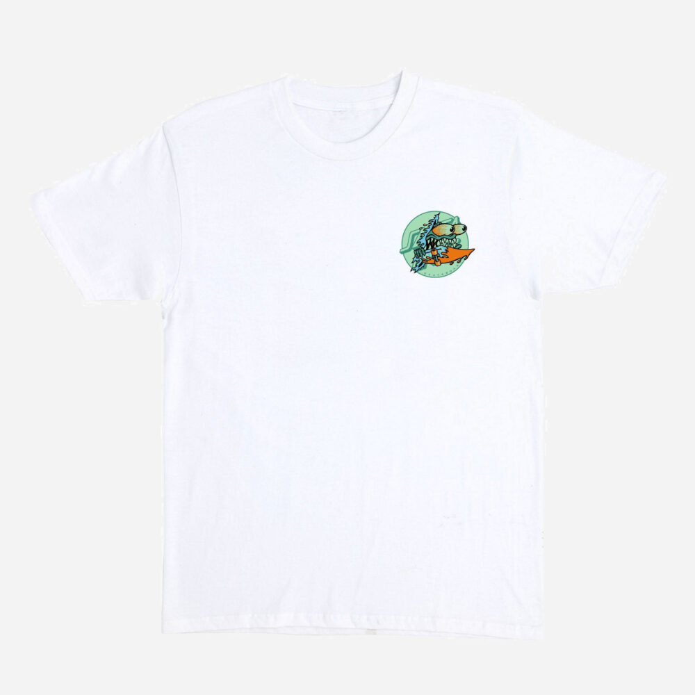 Santa Cruz Meek Slasher Box Tee - White