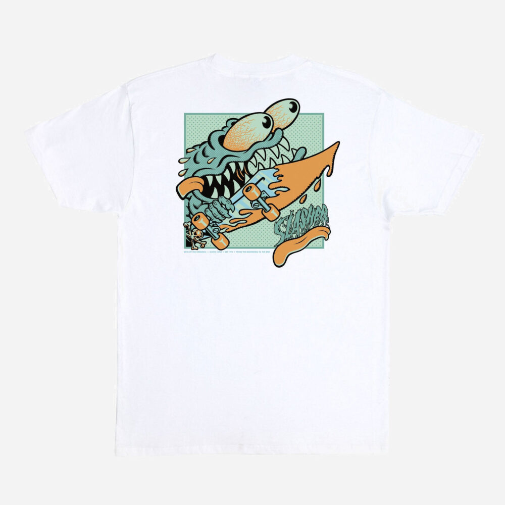 Santa Cruz Meek Slasher Box Tee - White