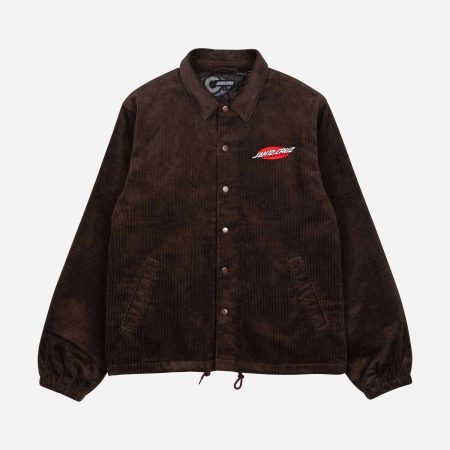 Santa Cruz Salba Voodoo Pit Coach Jacket - Coffee Santa Cruz Salba Voodoo Pit Coach Jacket - Coffee