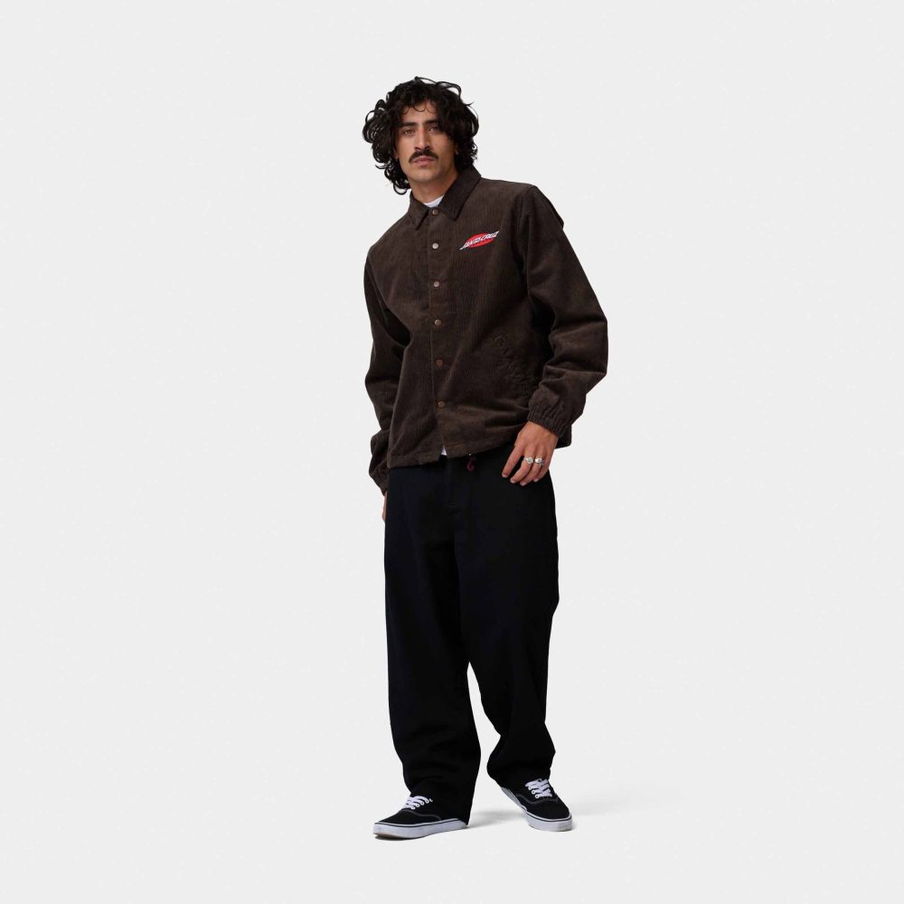 Santa Cruz Salba Voodoo Pit Coach Jacket - Coffee