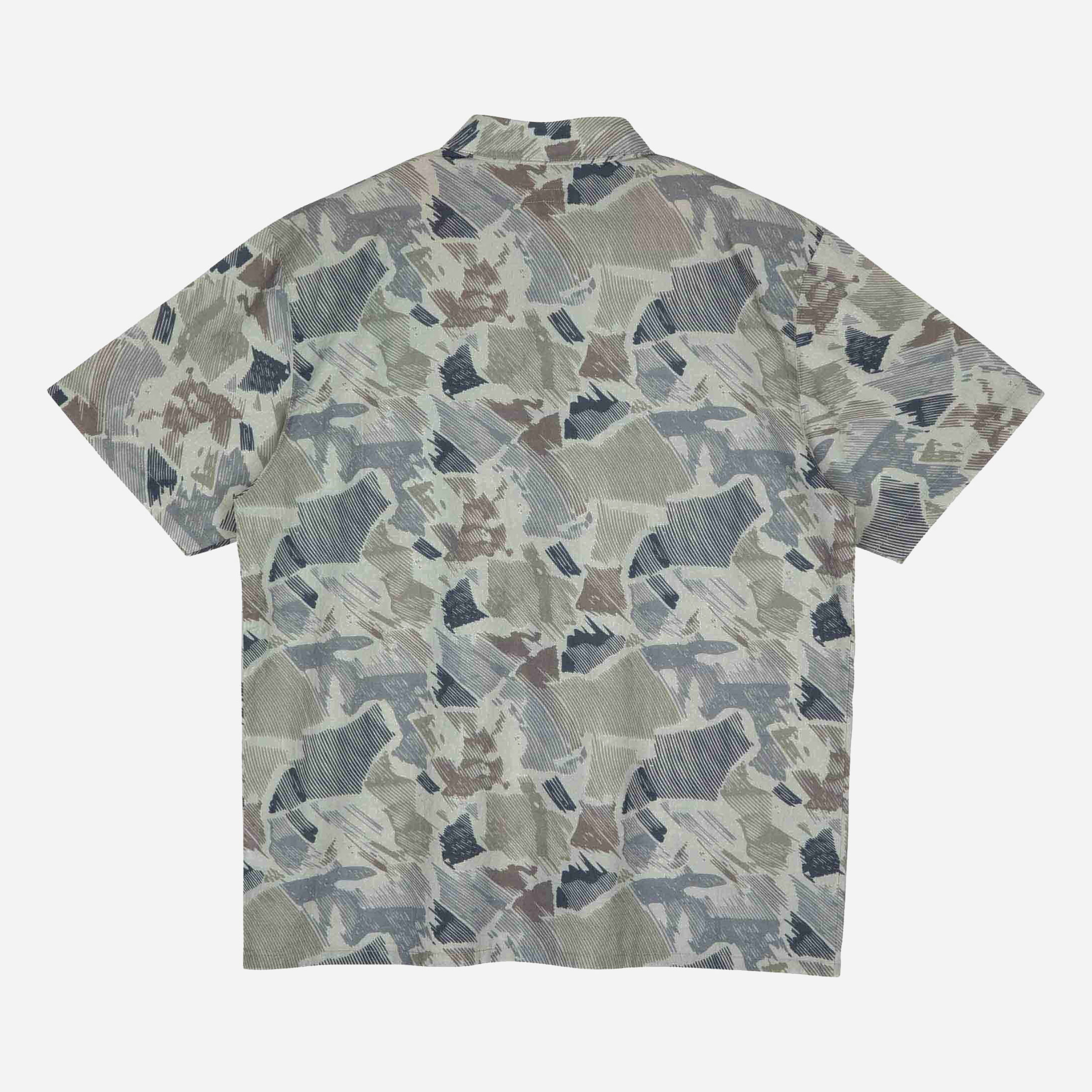 Santa Cruz Shirt Nico Short Sleeve Shirt - Woodcut Camo