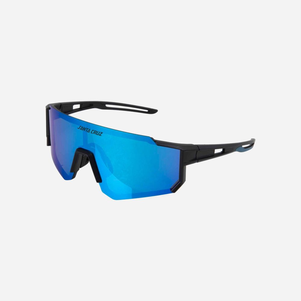Santa Cruz Strip Racer Sunglasses - Black Blue/Blue