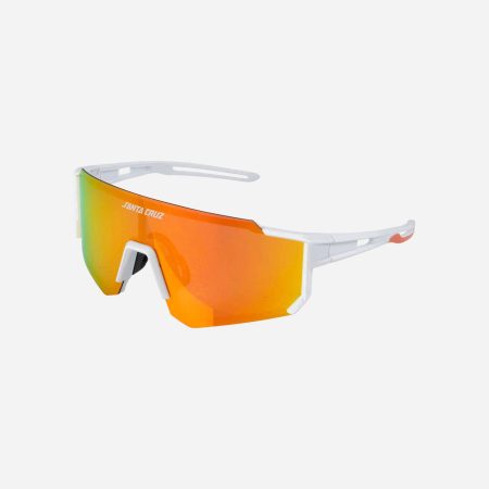 Santa Cruz Strip Racer Sunglasses - White Orange/Red