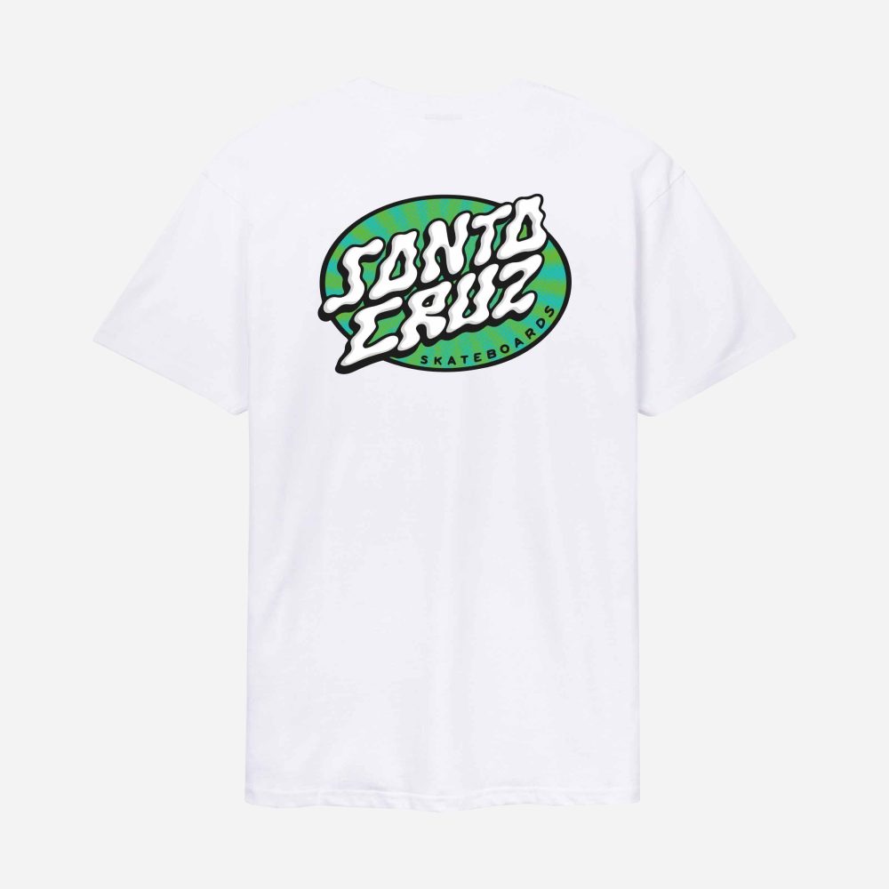 Santa Cruz Vertigo Dot Tee - White