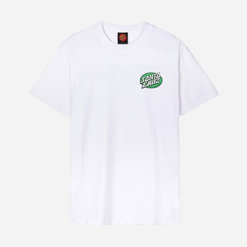 Santa Cruz Vertigo Dot Tee - White