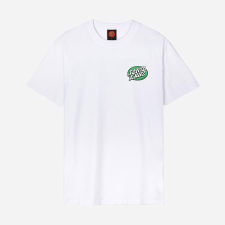 Santa Cruz Vertigo Dot Tee - White Santa Cruz Vertigo Dot Tee - White