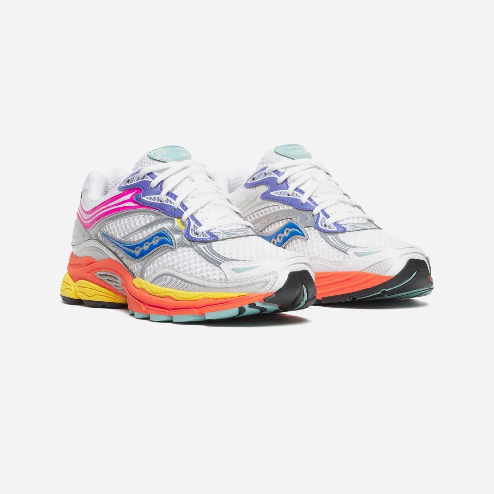 Saucony Progrid Omni 9 Trainer - White/Multi Saucony Progrid Omni 9 Trainer - White/Multi