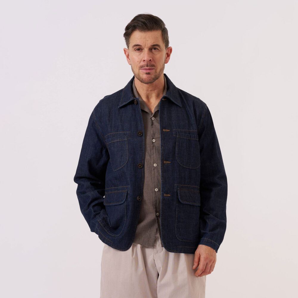 Universal Works Labour Jacket - Indigo Universal Works Labour Jacket - Indigo