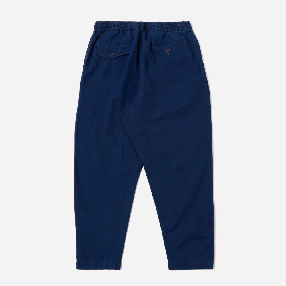 Universal Works Pleated Track Pant - Indigo