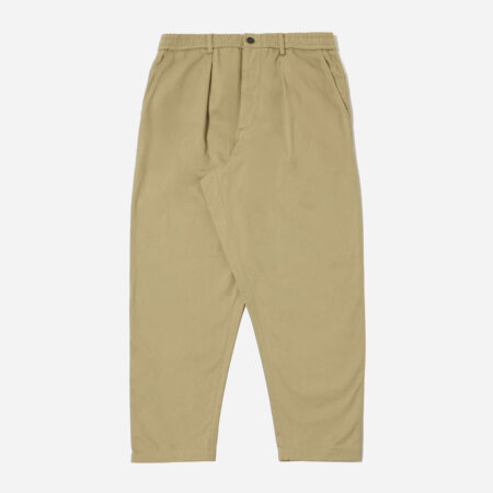 Universal Works Pleated Track Pant - Sand Universal Works Pleated Track Pant - Sand