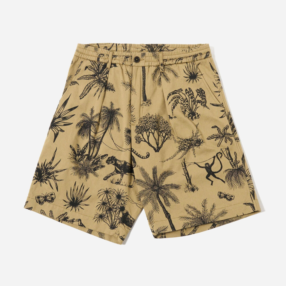 Universal Works Pleated Track Short - Sand