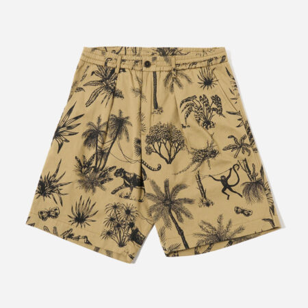 Universal Works Pleated Track Short - Sand Universal Works Pleated Track Short - Sand