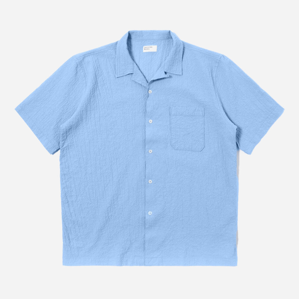 Universal Works Road Shirt - Sky Blue