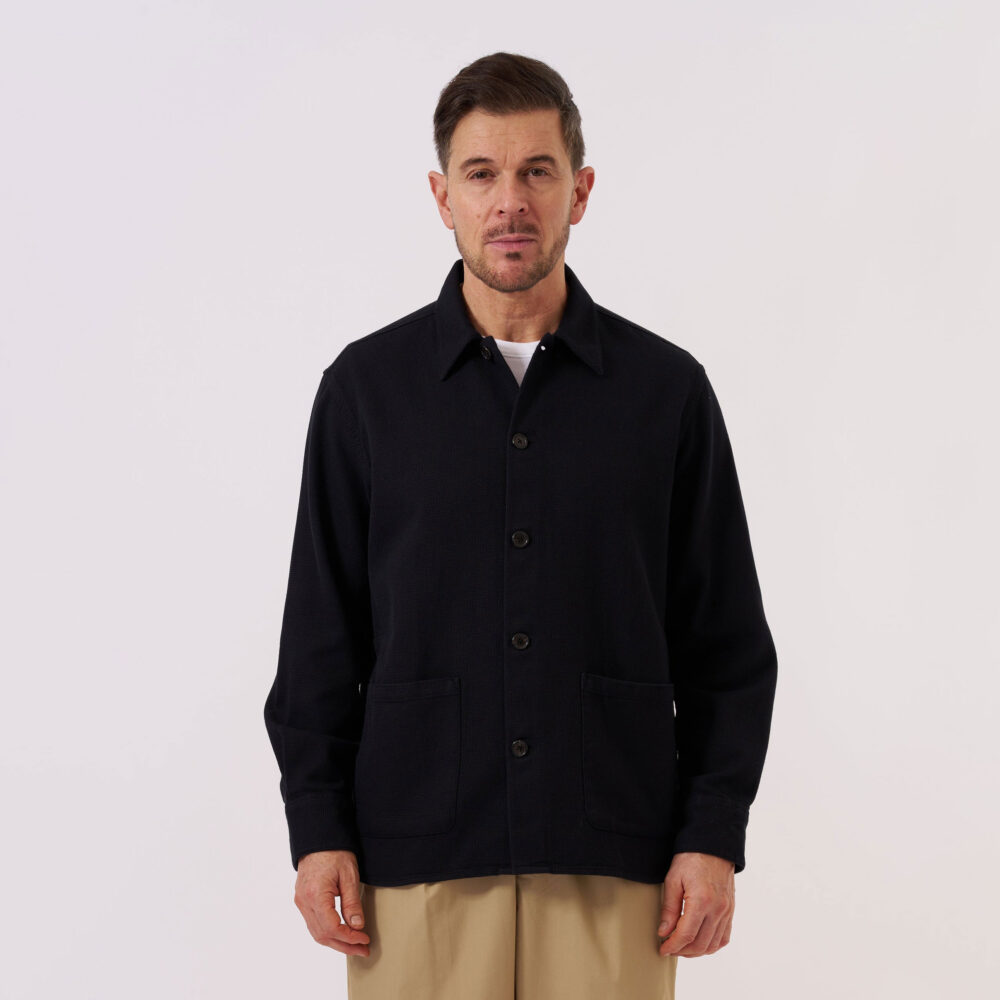 Universal Works Travail Overshirt - Black