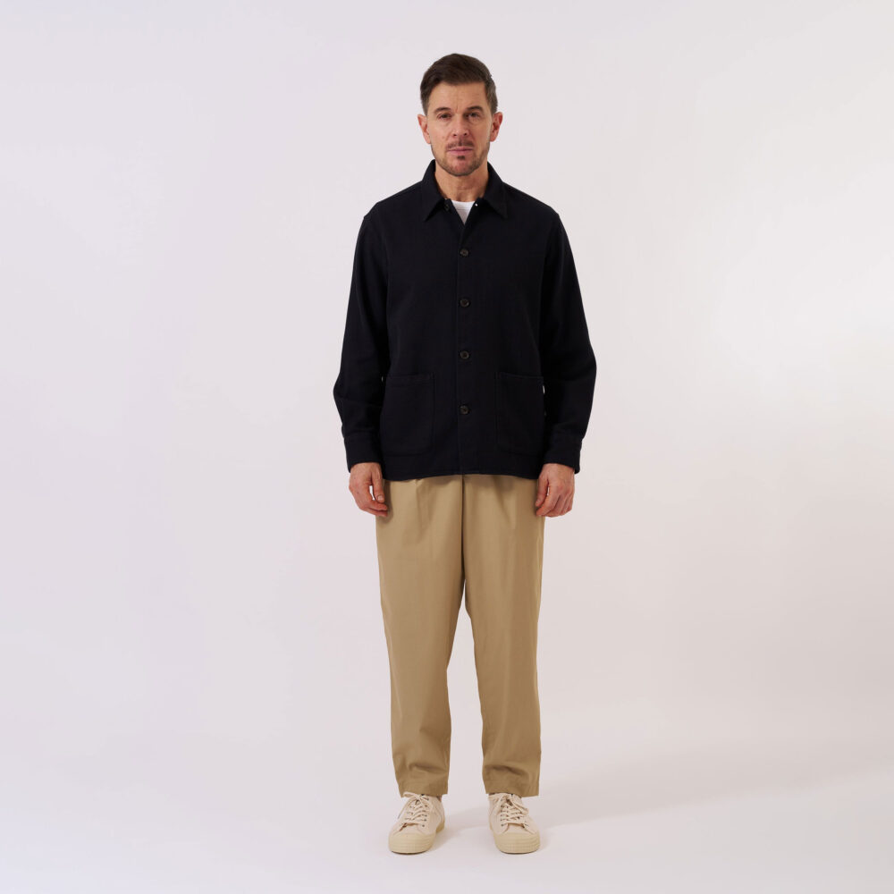 Universal Works Travail Overshirt - Black
