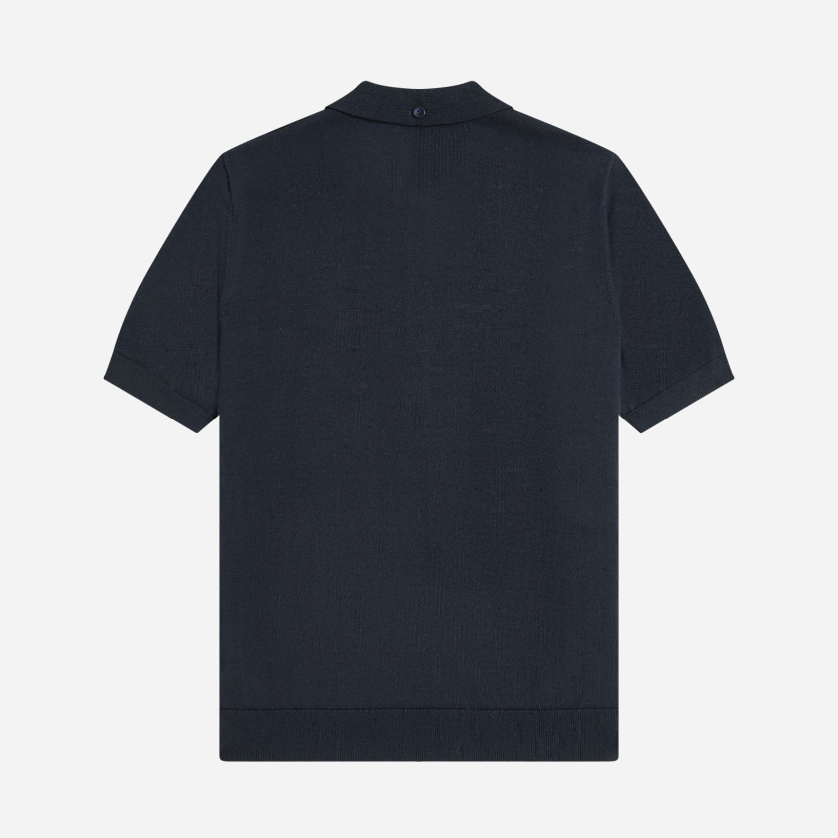 Fred Perry Cable Knitted Polo - Navy