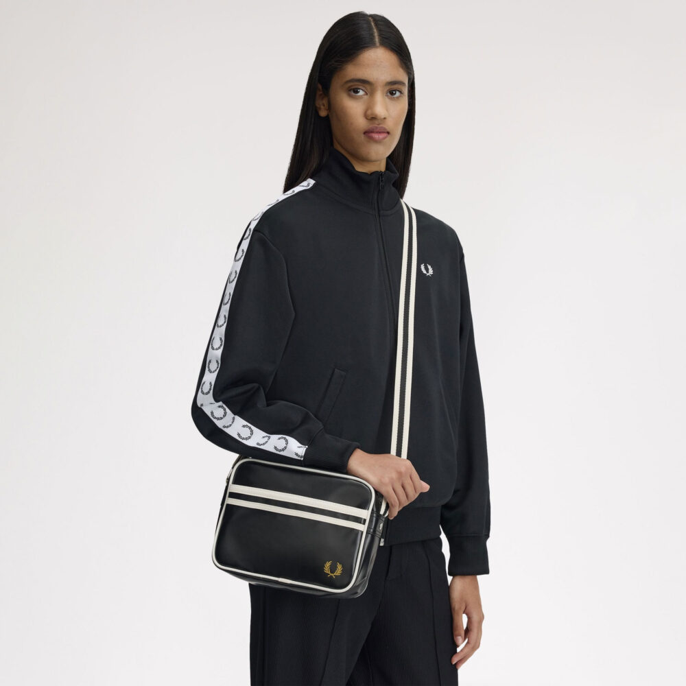 Fred Perry Classic Mini Shoulder Bag - Black/Ecru
