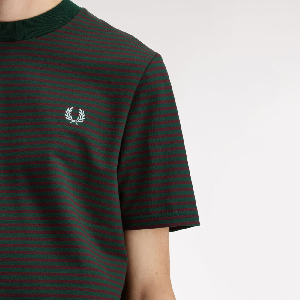 Fred Perry Fine Stripe Heavyweight Tee - Grassroots