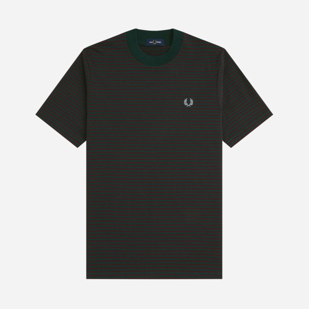 Fred Perry Fine Stripe Heavyweight Tee - Grassroots