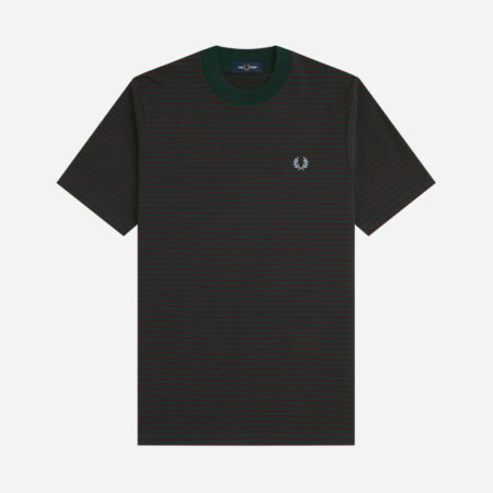 Fred Perry Fine Stripe Heavyweight Tee - Grassroots Fred Perry Fine Stripe Heavyweight Tee - Grassroots