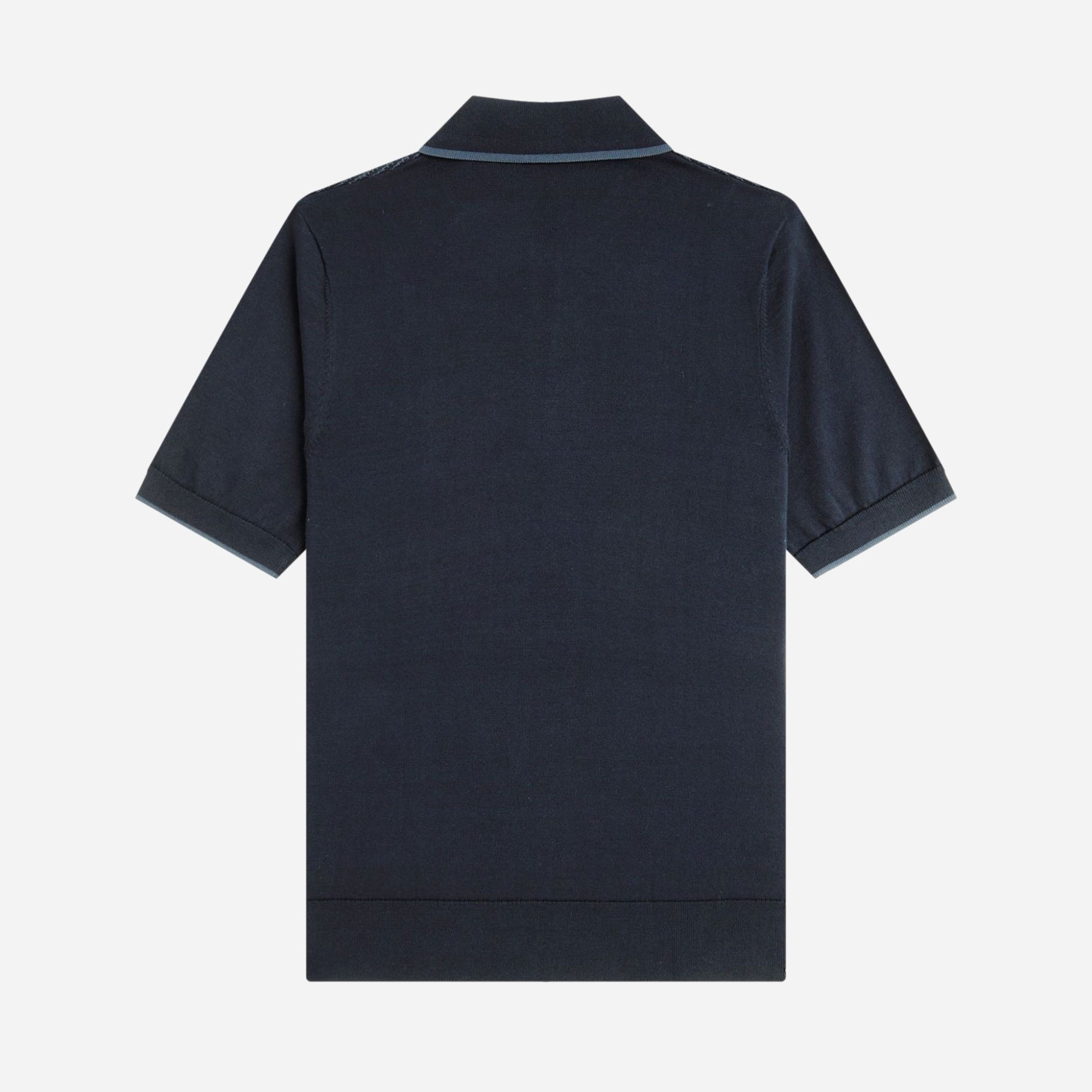 Fred Perry Tonic Waffle Knitted Polo - Navy
