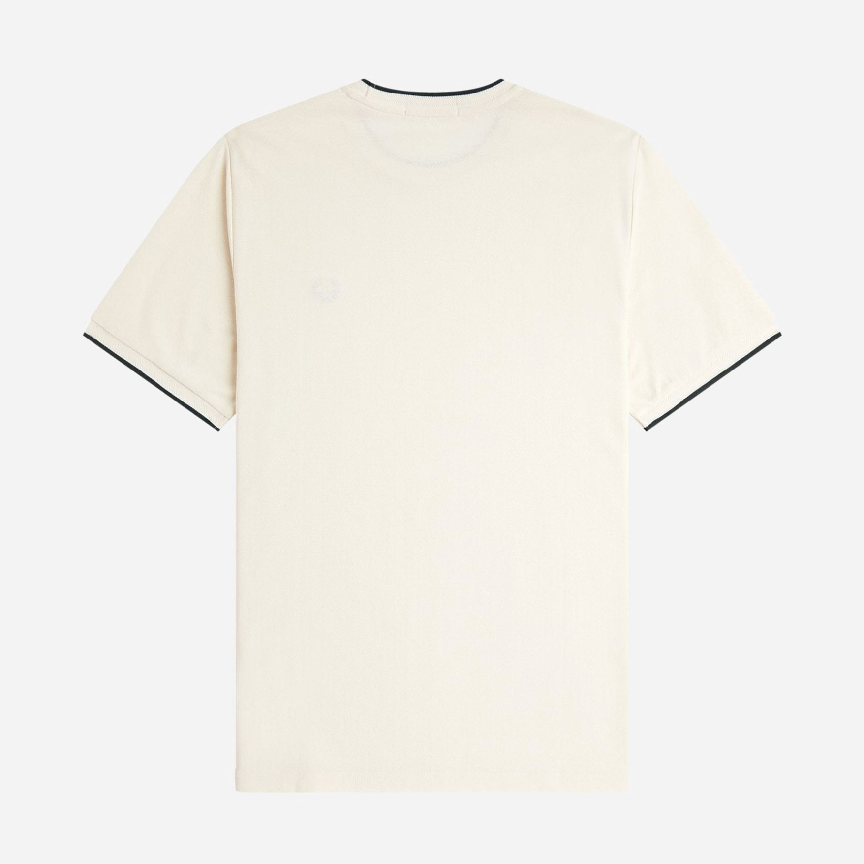 Fred Perry Trim Detail Crepe Pique Tee - Ecru