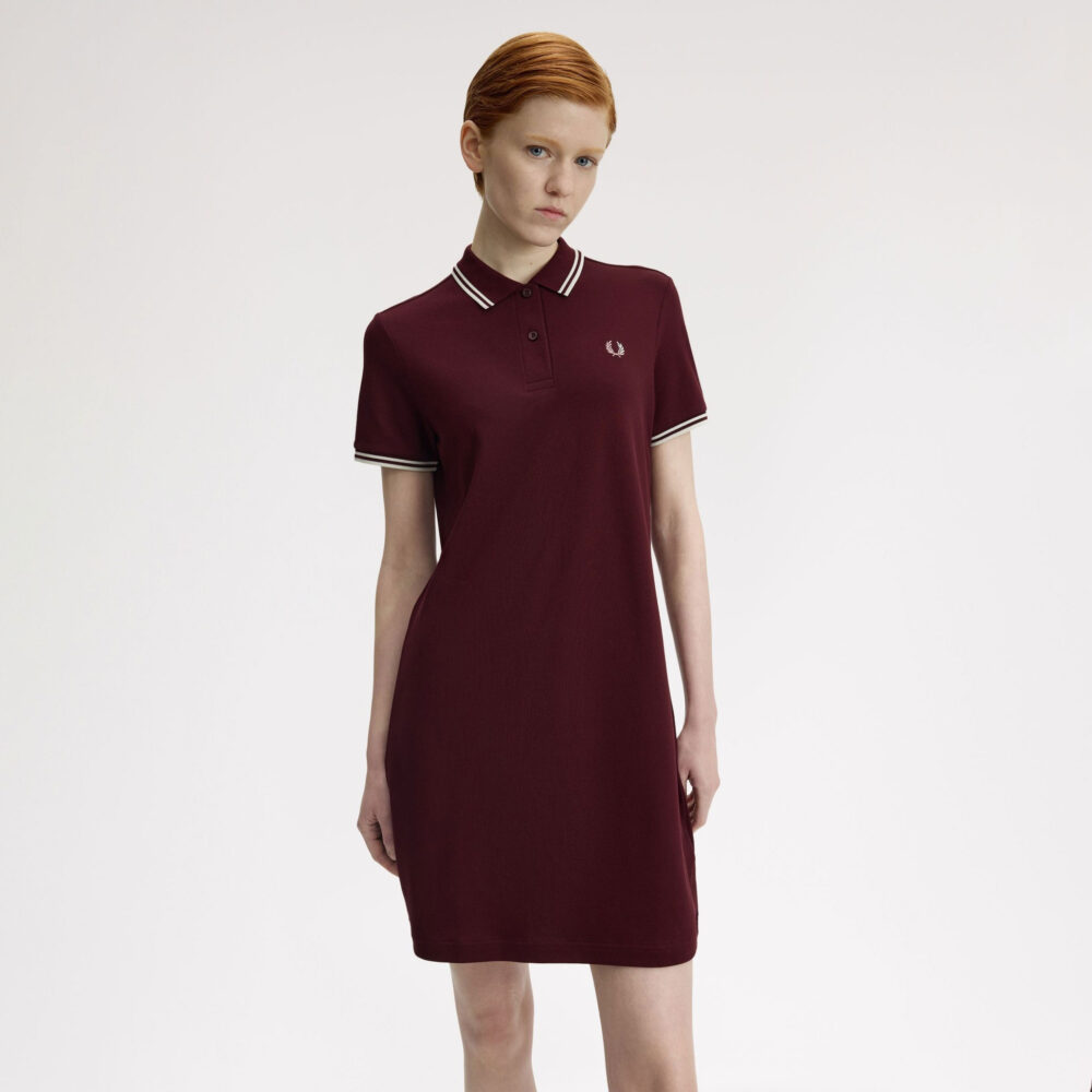 Fred Perry Women's Twin Tipped Dress - Oxblood