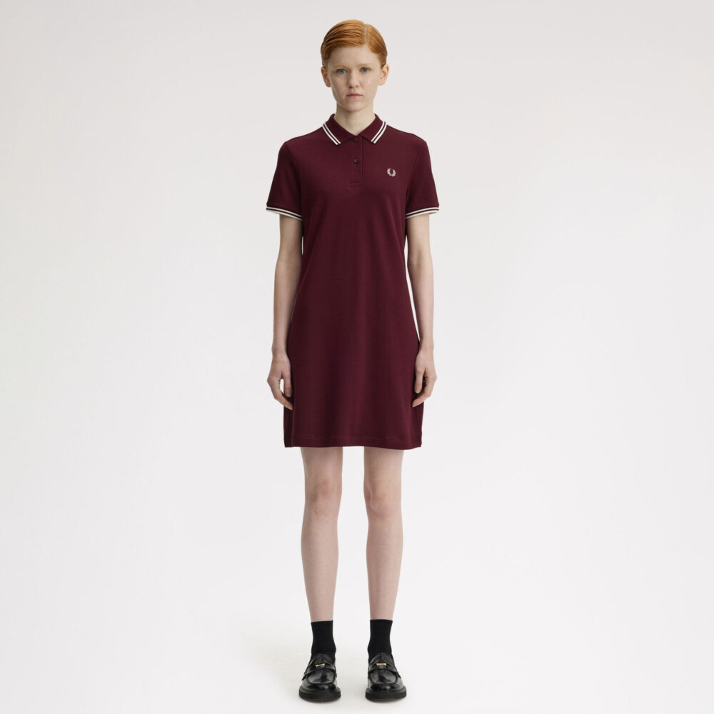 Fred Perry Women's Twin Tipped Dress - Oxblood