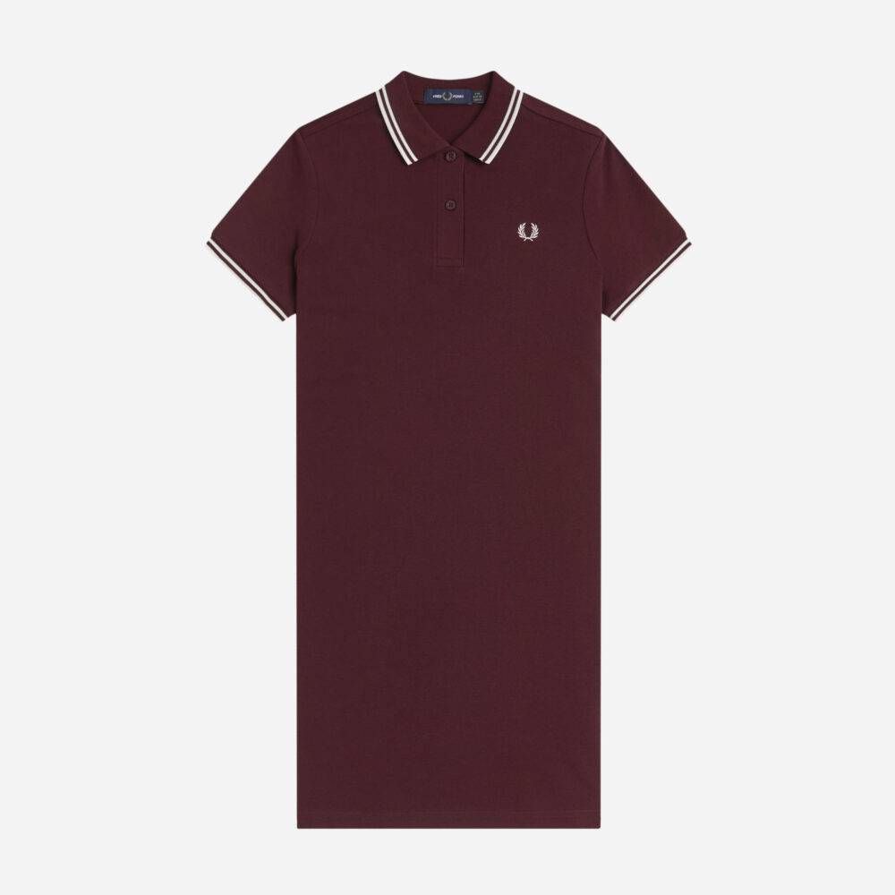 Fred Perry Women's Twin Tipped Dress - Oxblood
