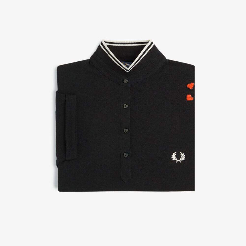 Fred Perry Women's x Amy Winehouse Tipped Polo Shirt - Black
