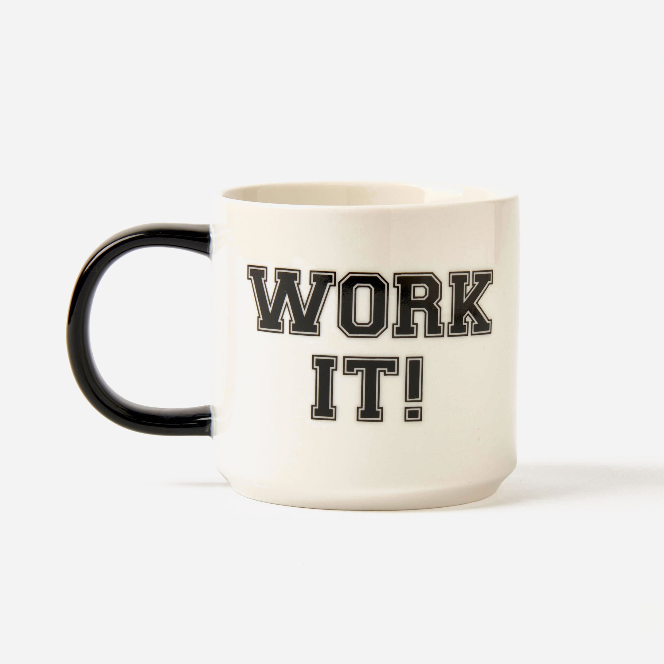 Magpie X Peanuts Work It Mug - White/Black