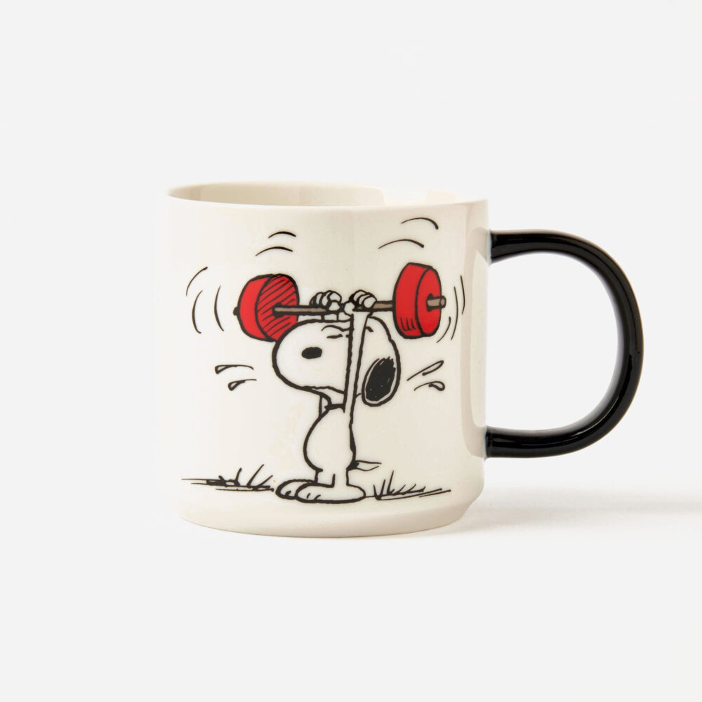 Magpie X Peanuts Work It Mug - White/Black Magpie X Peanuts Work It Mug - White/Black