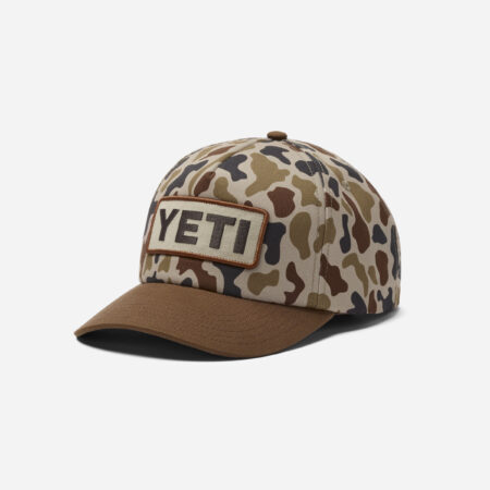 YETI Mesh Camo Flat Brim Snapback Cap - Brown Camo YETI Mesh Camo Flat Brim Snapback Cap - Brown Camo