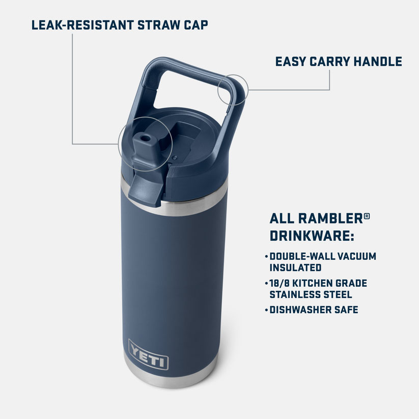 YETI Rambler 18 Oz Colour Straw Bottle - Venom YETI Rambler 18 Oz Colour Straw Bottle - Venom