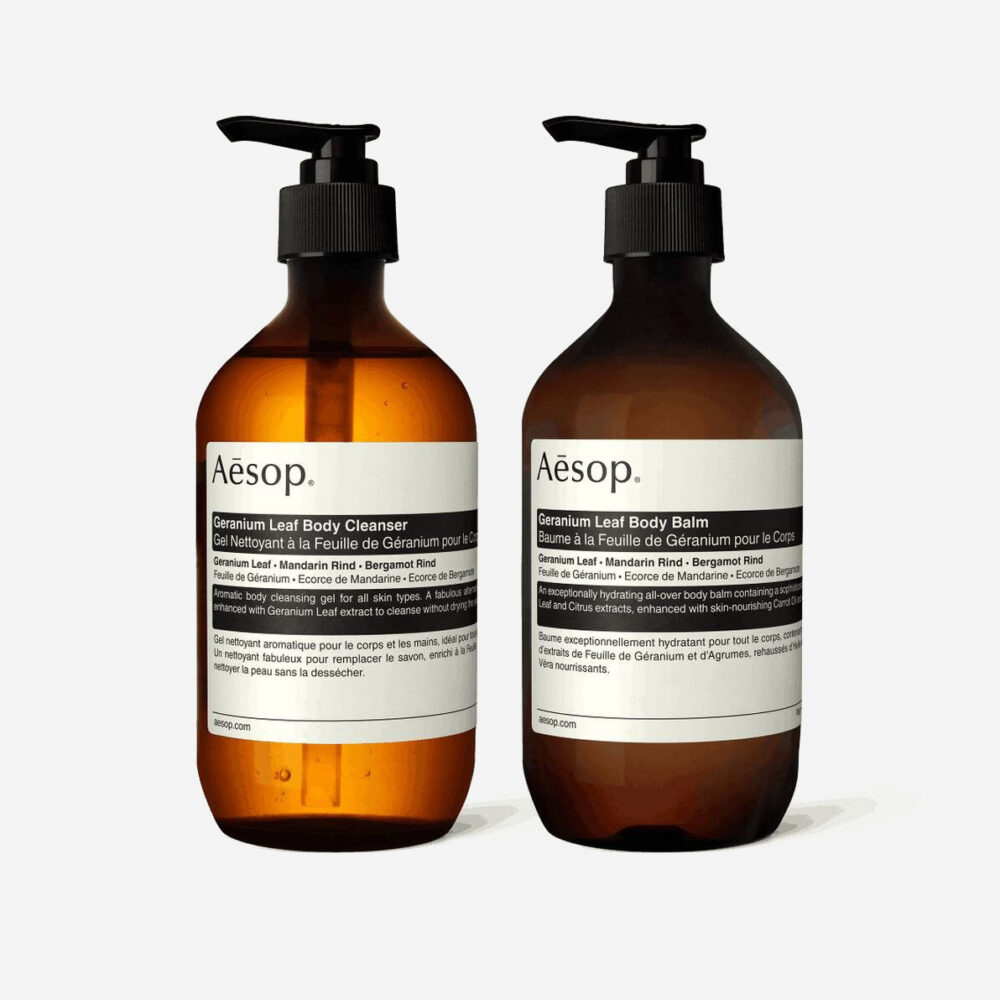 Aesop Geranium Leaf Duet - Body Care Kit