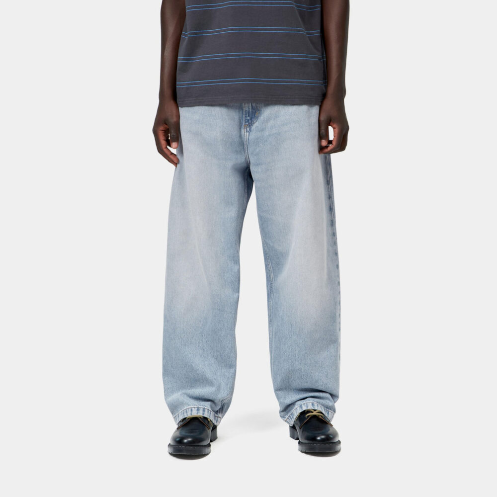 Carhartt WIP Brandon Denim Pant - Blue Heavy Worn Bleached Carhartt WIP Brandon Denim Pant - Blue Heavy Worn Bleached