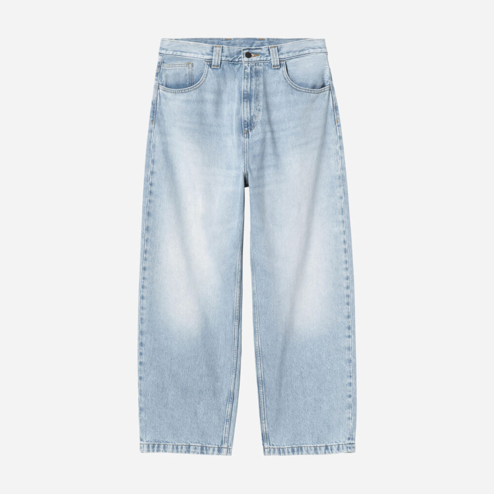 Carhartt WIP Brandon Denim Pant - Blue Heavy Worn Bleached Carhartt WIP Brandon Denim Pant - Blue Heavy Worn Bleached