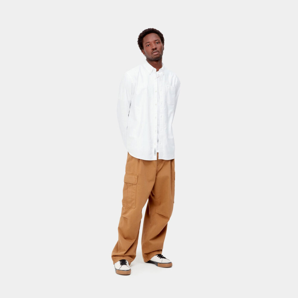 Carhartt WIP C-Logo Shirt - White/White