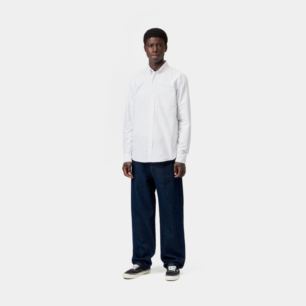 Carhartt WIP C-Logo Shirt - White/White Carhartt WIP C-Logo Shirt - White/White