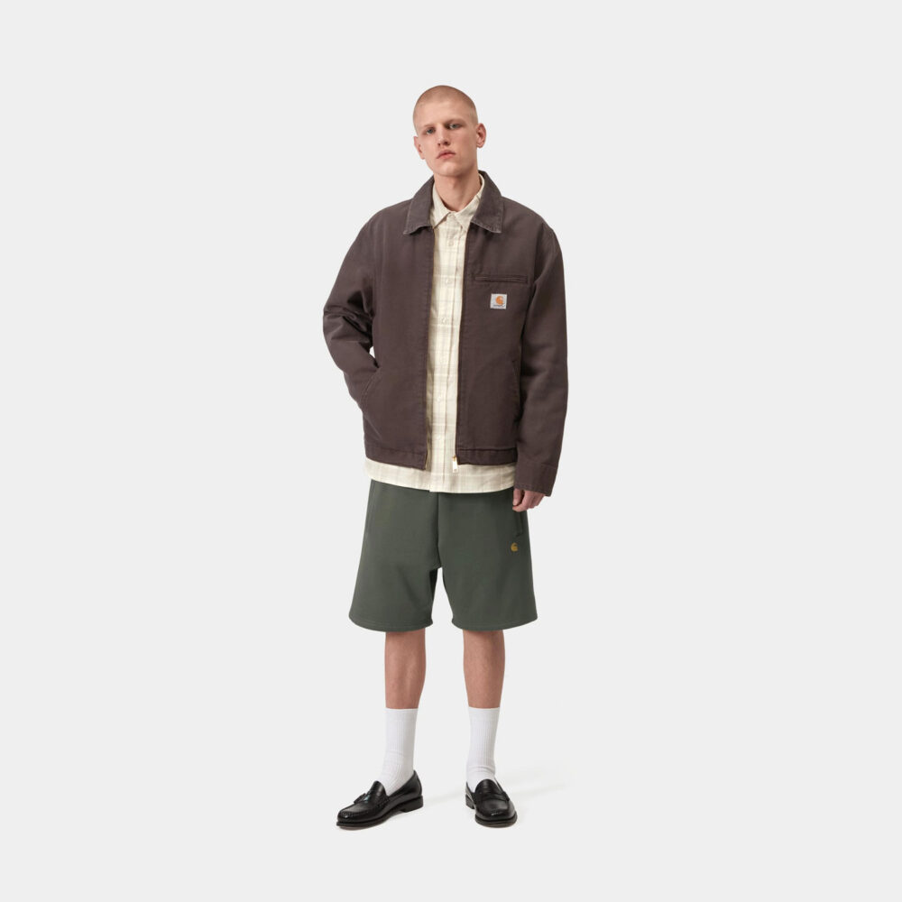 Carhartt WIP Chase Sweat Short - Leaf/Gold