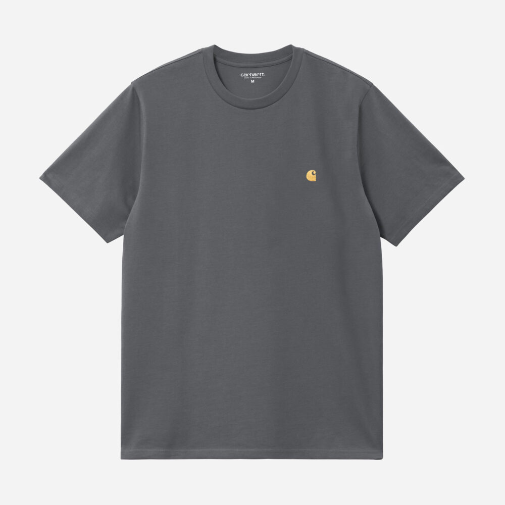 Carhartt WIP Chase Tee - Styx/Gold