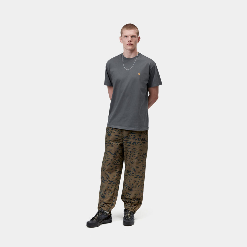 Carhartt WIP Chase Tee - Styx/Gold