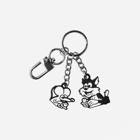 Carhartt WIP Coffee Break Keychain - Black/White