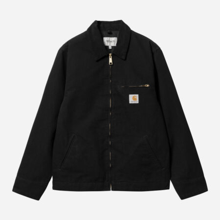 Carhartt WIP Detroit Jacket - Black/Black Rinsed